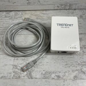 Original TRENDnet TPL-401E 500 Mbps Powerline Ethernet AV Adapter White US