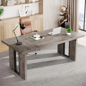 Tribesigns 180 CM Executive Desk, Large Office Computer Desk,Writing Table - Picture 1 of 7