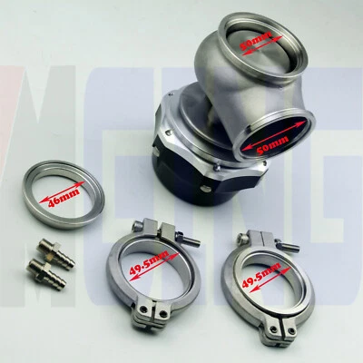 2"  50mm  Universal  Turbo Height External wastegate flange clamp bolts V - Image 1 of 4