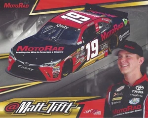 2017 MATT TIFT "MOTORAD" #19 NASCAR XFINITY SERIE POSTKARTE - Bild 1 von 1