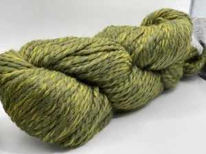 Berroco Lanas Filato Rapido 77205 Verde Oliva - 100% Lana Super Ingombrante 100gr 109yds - Foto 1 di 18