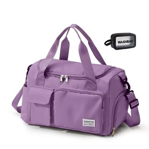Small Gym Bag for Women Waterproof Travel Duffle Bag Carry On Weekender Bag w... - Picture 1 of 6