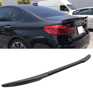540i 2023 Fit FOR BMW 5-Series G30 F90 Sedan Trunk Spoiler V Style Carbon - Picture 1 of 5