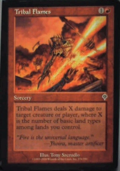Tribal Flames - Invasion: #176, Magic: The Gathering Nm R100 - Image 1 of 1