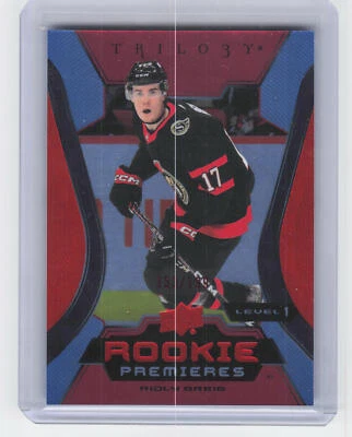 2023-24 Upper Deck Trilogy #139 Ridly Greig Red #/199 - Image 1 of 2