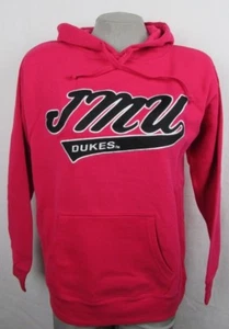 James Madison University Dukes NCAA Women's Pullover Pink Hoodie - Picture 1 of 7