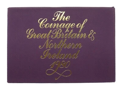 Royal Mint Coinage of Great Britain & Northern Ireland 1980 Proof Coin Set C443 - Image 1 of 3