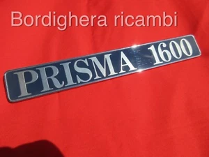 STEMMA SCRITTA SIGLA TARGHETTE LOGO ORIGINALE BADGE EMBLEM LANCIA PRISMA 1.6 - Imagen 1 de 3