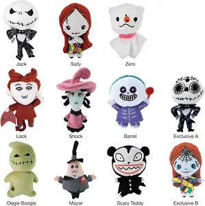 Disney Nightmare Before Christmas ~ Peluche Portachiavi Borsa Clip ~ Scegli Personaggio - Foto 1 di 35