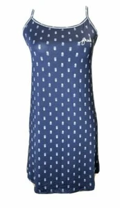 Claudel Women's Comfort Navy Pineapple Fresh Nightgown Sleepwear Top, Medium - Picture 1 of 3