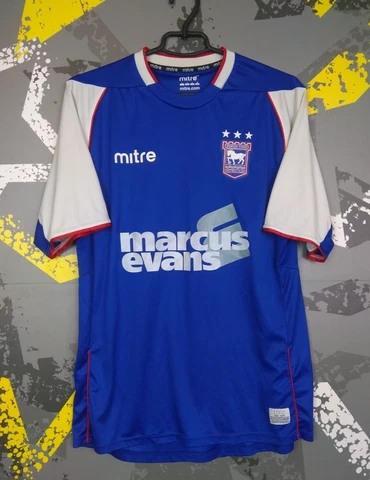 Ipswich Town Jersey 2013 2014 Home LARGE Shirt Mitre ig93 Cover