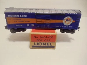 Lionel Trains Postwar 6464-400 B&O Boxcar in Mint Boxed Condition - Bild 1 von 8