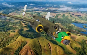 North American B-25d Mitchell Aircraft Red Wrath Usaaf 1/72 By Corgi Aa35315 - Picture 1 of 2