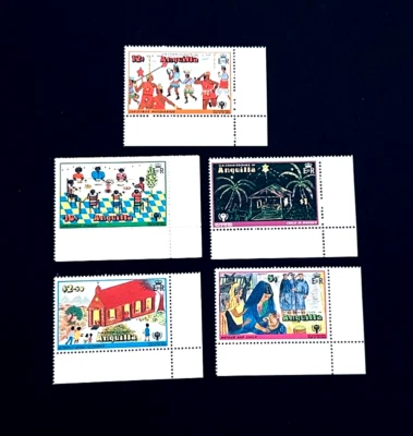 ANGUILLA Stamp Lot - 1979 Intl Year of the Child Christmas MNH r79 🔥Full Set - Image 1 of 2