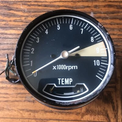 Medidor de tacómetro Honda GL1000 con medidor de temperatura OEM usado envío gratuito Goldwing Foto 1 de 4