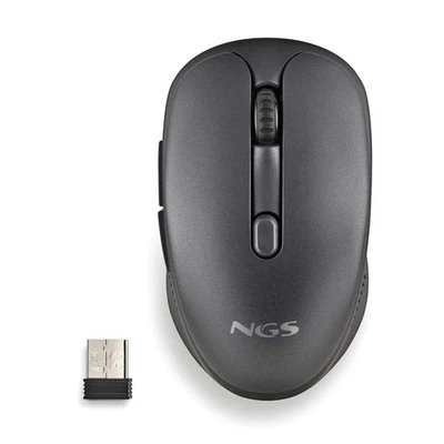 NGS EVO Rust Black - Rechargeable Wireless Mouse 2.4GHz for Computer/Laptop/MacB - Image 1 of 4