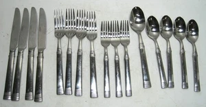 16 Stück Cambridge BROOKE Edelstahl Besteck Löffel Gabeln Messer - Bild 1 von 3