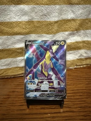 Pokemon TCG Toxtricity V 182/192 Rebel Clash Full Art Ultra Rare Holo  - Image 1 of 2