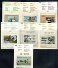 Canada Duck Conservation Stamps 1986-2004 FWH2-3-8-9-15-17-20 on License.