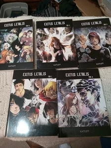 EXITUS LETALIS Polish language graphic novel lot 5 volumes KATTLETT - Picture 1 of 9