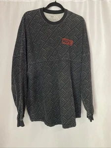 Disney Marvel Spirit Jersey Men’s 2XL Black Red All over print Logo Spell out - Picture 1 of 12