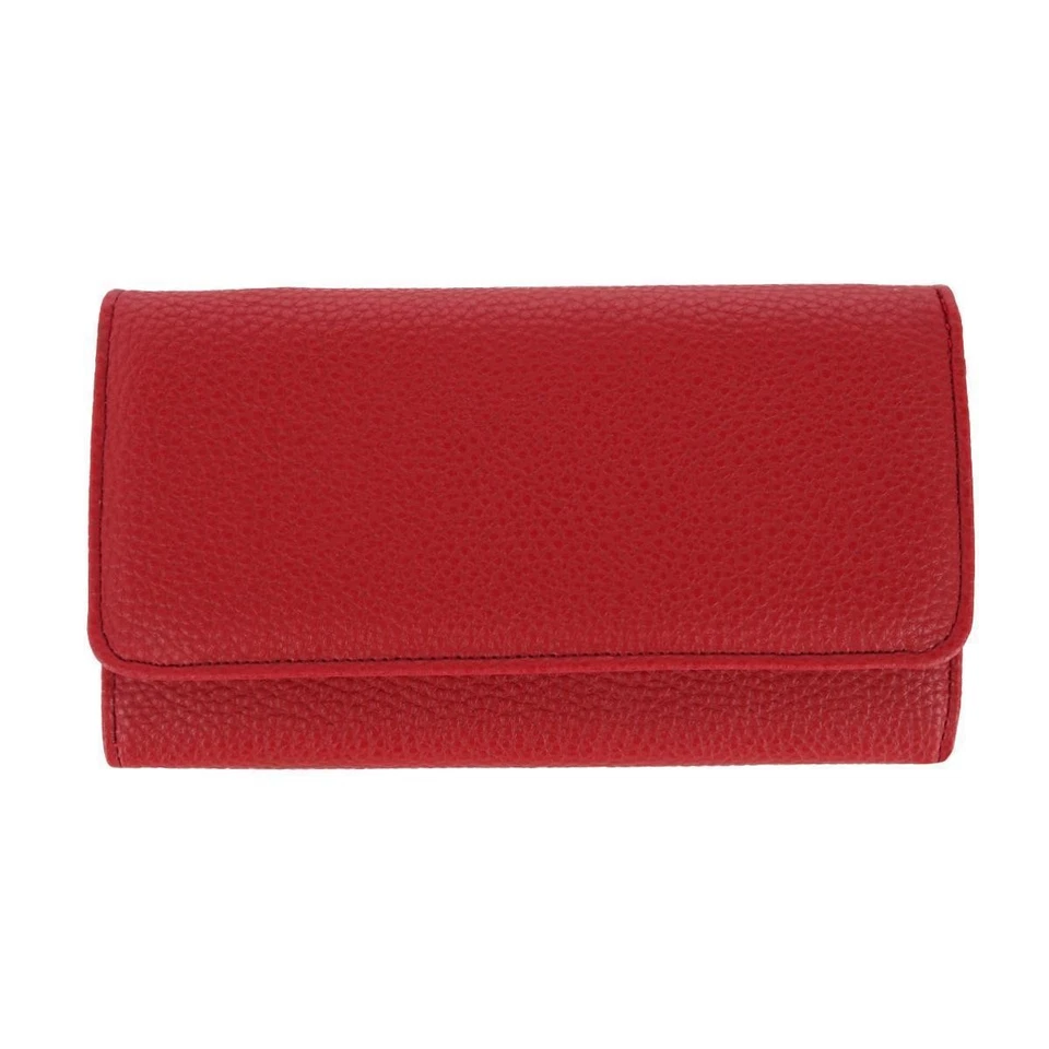 Carteira Clutch Bianca Feminina Couro Vegano de Cor Sólida Buxton - Imagem 1 de 1
