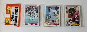 1982 Topps Football Cards Rack Pack Sammy White Front Browns Leaders Back - Bild 1 von 9