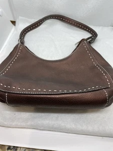 Tommy Hilfiger: Handtasche Damen braun Handtasche weiße Nähte - Bild 1 von 7