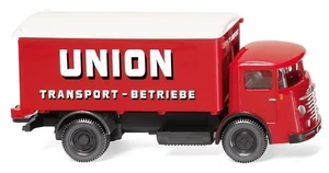 Wiking H0 1/87 047603 Büssing 4500 Koffer-Lkw Union Transport - OVP NEU - Bild 1 von 1