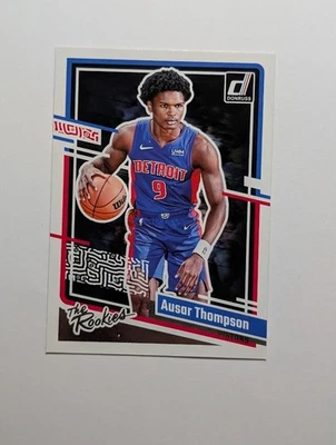 2023-24 Panini Donruss Ausar Thompson The Rookies RC #5 Detroit Pistons - Image 1 of 2