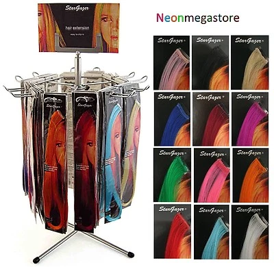 Stargazer Clip On Coloured Hair Single Baby Extensions Clip In Highlights Piece