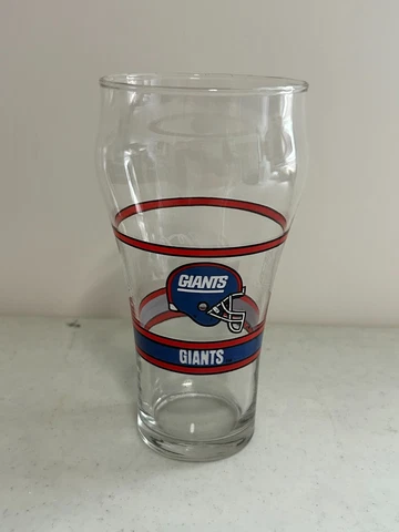 Vintage New York Giants Coca Cola Glass 90's MINT!!! Cover