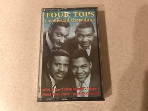 Four Tops - Easier Said Than Done (Cassette, 1986 Motown) - Picture 1 of 4