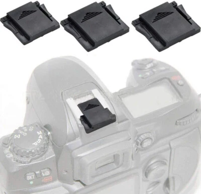 3 pezzi PROTEZIONE COPRI CONTATTI SLITTA FLASH NIKON CANON PENTAX OLYMPUS ecc.