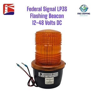 Federal Signal LP3 Streamline Low Profile Strobe Light. Amber12 Volts DC - Picture 1 of 5