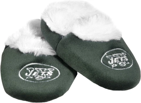New York Jets NFL Baby Bootie Slippers ~ New On Package Cover
