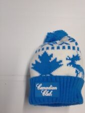 CANADIAN CLUB BLUE BEANIE RARE IN New CONDITION 