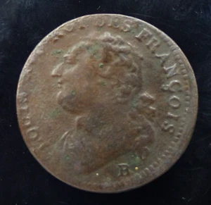 LOUIS XVI (MONARQUE CONSTITUTIONNEL) 12 deniers dit "au faisceau 1791B ROUEN - Picture 1 of 2
