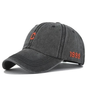New vintage three-dimensional embroidered letter C baseball caps for men and wom - Picture 1 of 12