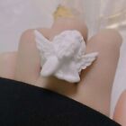 Angle Ring,Cute Ring,Chunky Ring,Large White Angel Statement Ring,Gift Bag Inc