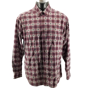 Vintage Woolrich Button Down Flannel Shirt Southwest Aztec Mens 90s Sz XL - Picture 1 of 7