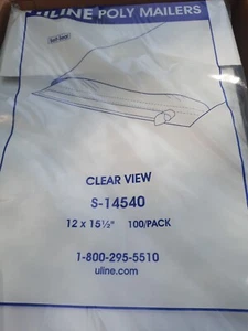 Uline S14540 12x15.5 Polly Mailers 5packs Of 100 - Picture 1 of 3