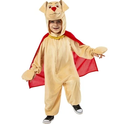 DC League of Super Pets Crypto Niño Ropa Cómoda Disfraz Talla 4T Niño Pequeño con Capa Foto 1 de 3