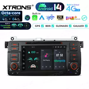 Für BMW E46 8-Kern 7" DSP DVD 64G 4G Android 14 Autoradio Car Play Navi WIFI USB - Bild 1 von 22