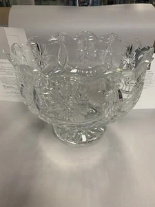 WATERFORD CRYSTAL DESIGNERS SERIES WINTER GARLAND CENTERPIECE - Picture 1 of 12