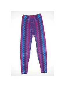 Kids TIE DYE Leggings Purple DNA Hippie Long Johns 6m 12m 18m 2T 4T 6 8 10 12 - Picture 1 of 1