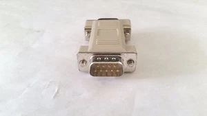 D SUB DB9 TO DB9 MALE GENDER CHANGER MOLDED - Picture 1 of 1