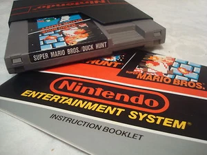 Super Mario Bros. / Duck Hunt -- NES Nintendo Game + INSTRUCTIONS MANUAL BOOKLET - Picture 1 of 1