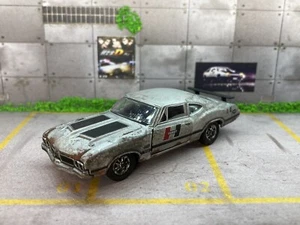 1970 Oldsmobile 442 Rusty Weathered Custom 1/64 Diecast Project Car Barn Find - Picture 1 of 16