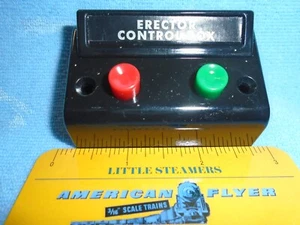 GILBERT ERECTOR SET   DUAL CONTROL BUTTON NEW REPRODUCTION - Picture 1 of 2